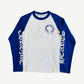 Chrome Hearts White Blue Horseshoe Baseball Tee