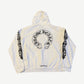 Chrome Hearts White Horseshoe Floral Zipup