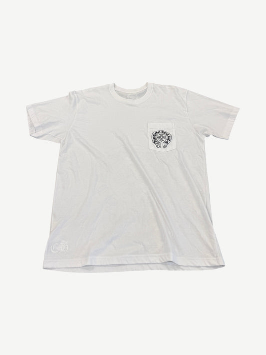 Chrome Hearts White Malibu Exclusive Horseshoe Tee