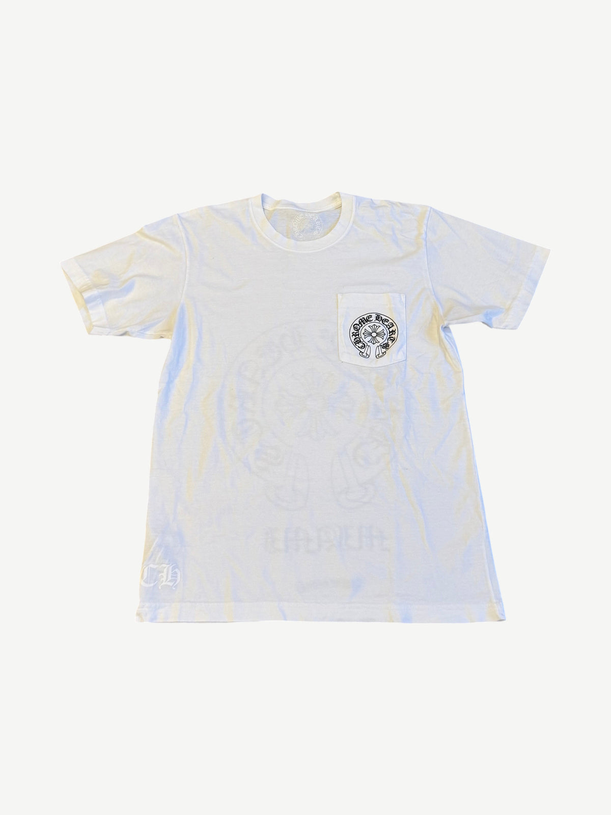 Chrome Hearts White Miami Horseshoe Tee