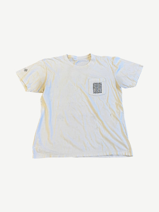 Chrome Hearts White Multi Logo Tee