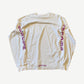 Chrome Hearts White Purple Neck Logo Longsleeve