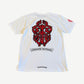 Chrome Hearts White Red Dagger Tee