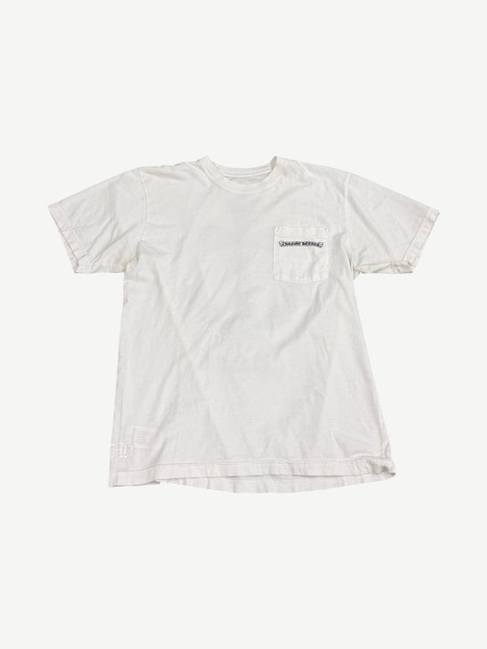 Chrome Hearts White St. Barth Exclusive Cross Tee