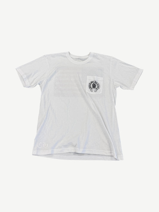 Chrome Hearts White USA Flag Dagger Tee