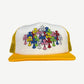 Chrome Hearts Yellow Multicolor Crosses Cemetery Trucker Hat