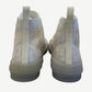 Dior B23 white high-top sneakers rear view with embossed Oblique pattern and heel pull tabs