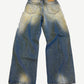 Enfants Riches Deprimes Baggy Distressed Mud Dyed Jeans