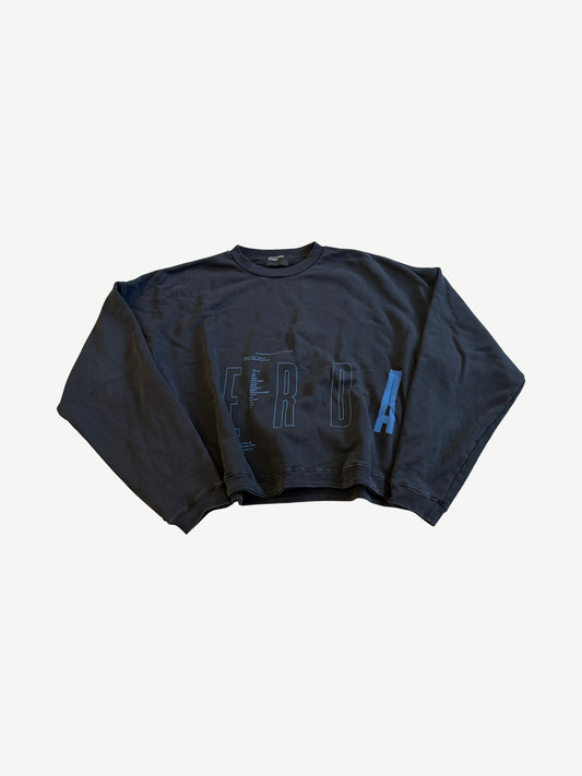 Enfants Riches Deprimes Black Blue Harvard Crewneck