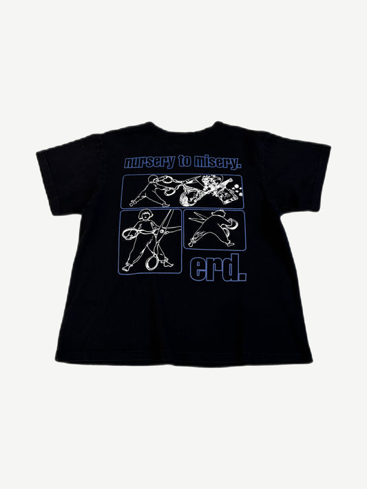 Enfants Riches Deprimes Black Nursery to Misery Tee