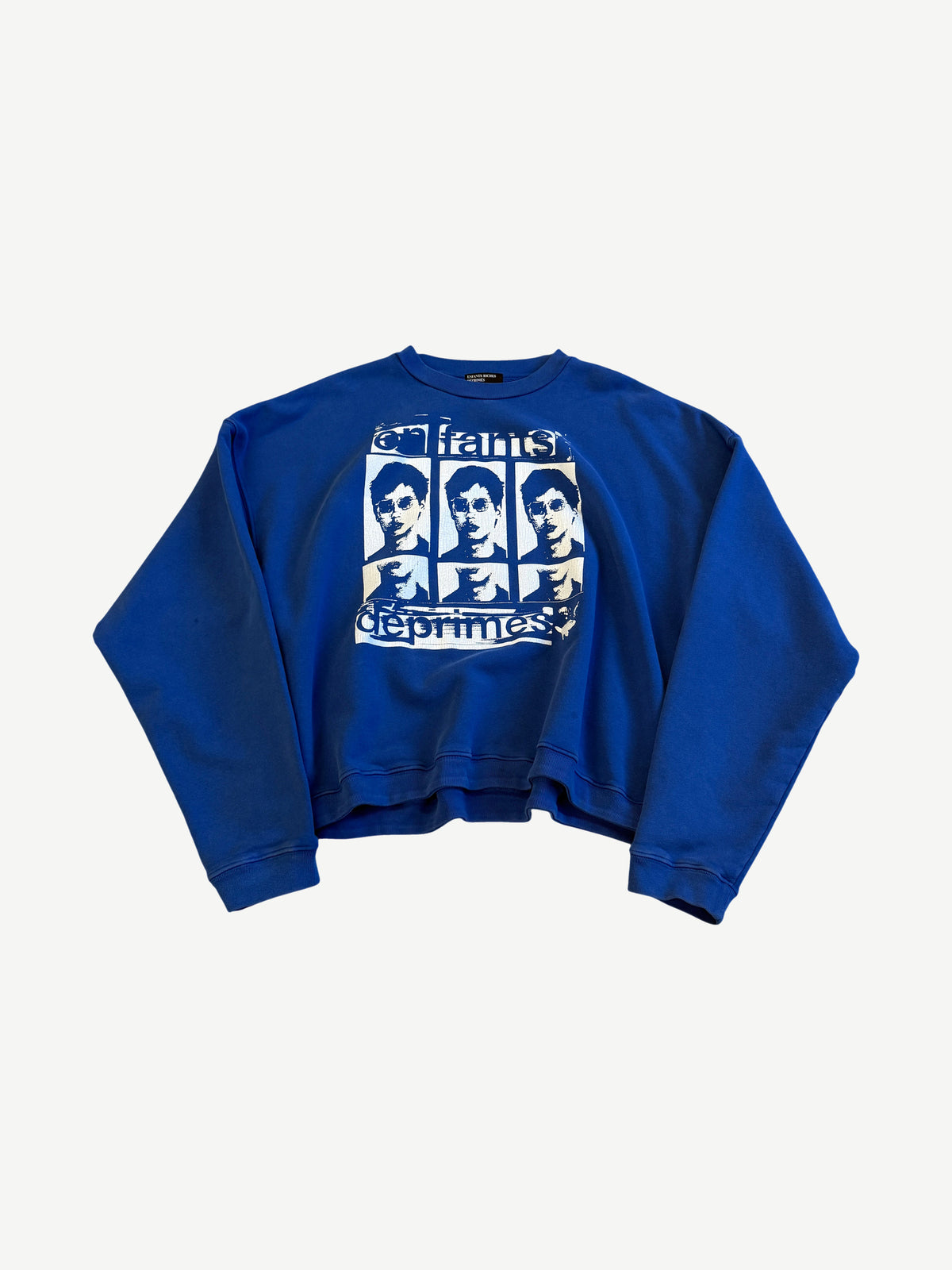 Enfants Riches Deprimes Blue Xerox Boy Crewneck