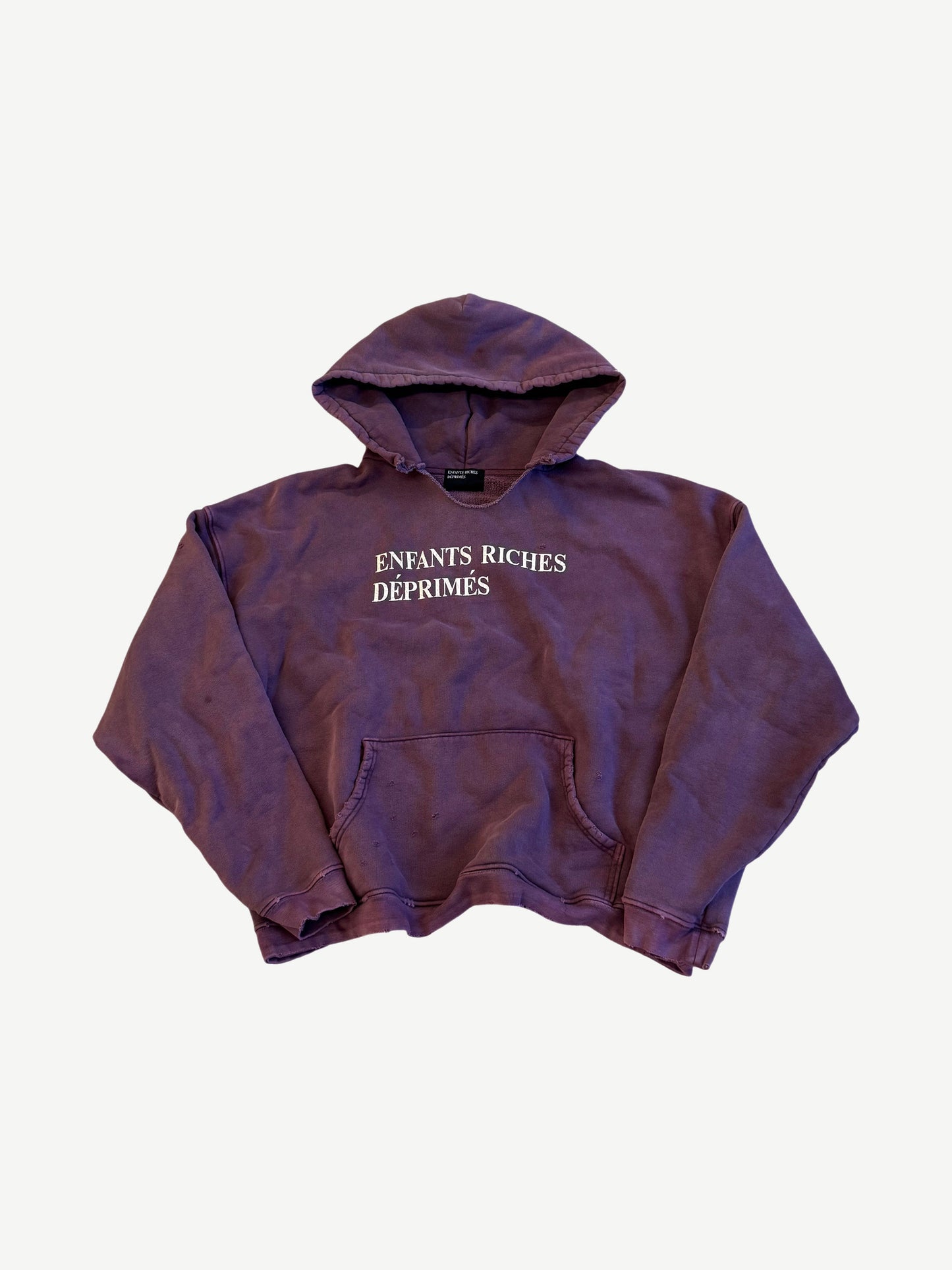 Enfants Riches Deprimes Burgundy Classic Logo Hoodie