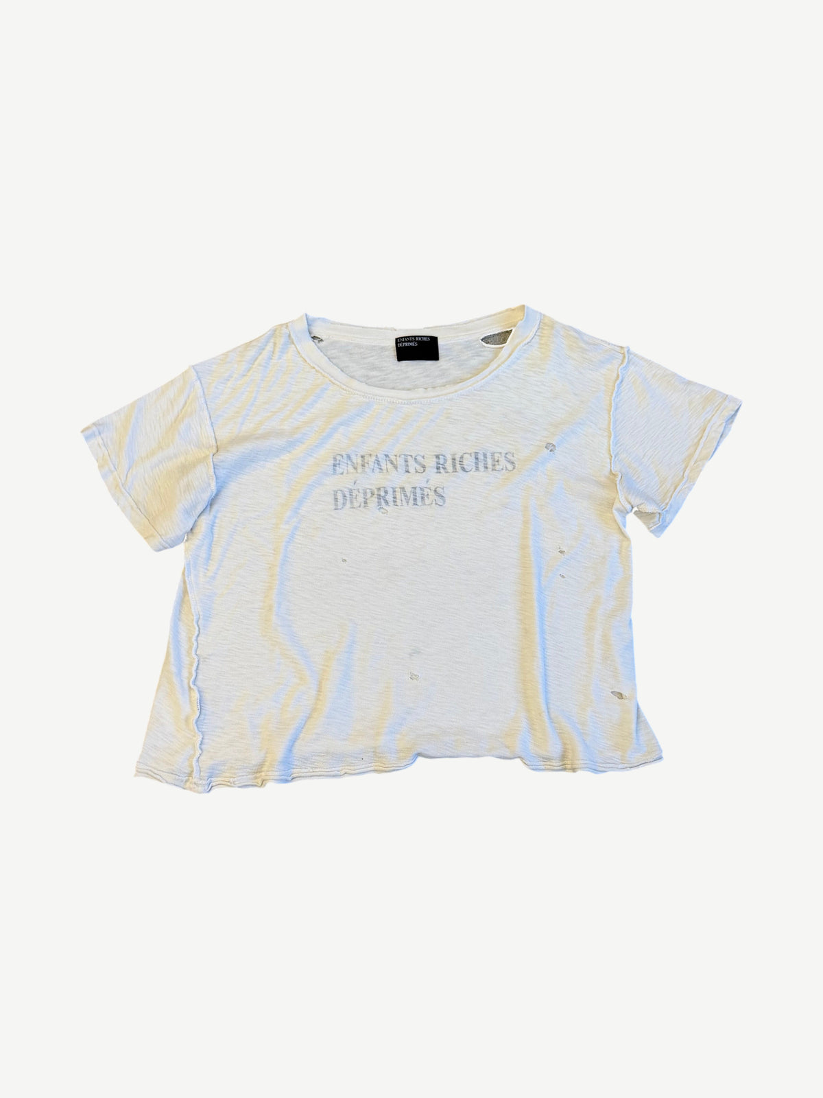 Enfants Riches Deprimes Cream Reversed Classic Logo Tee