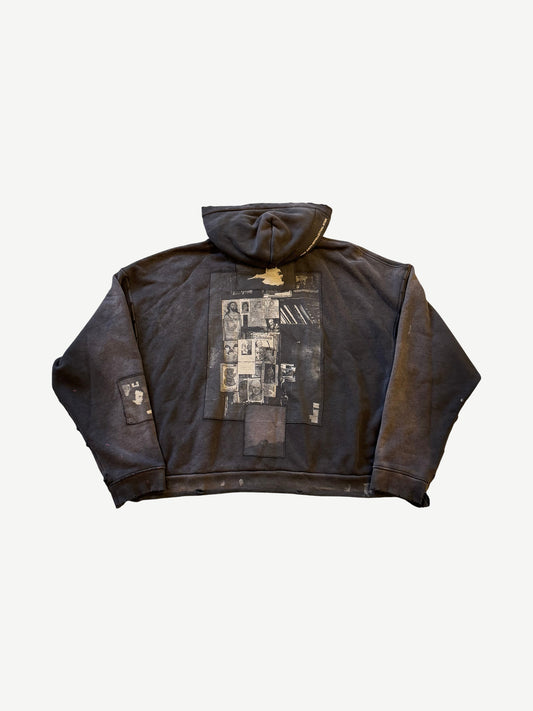 Enfants Riches Deprimes Faded Black God With Revolver Zipup
