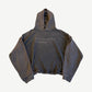 Enfants Riches Deprimes Sunfaded Gray Classic Logo Distressed Hoodie