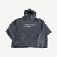Enfants Riches Deprimes gray hoodie with black ERD logo print across chest and matching drawstring hood.