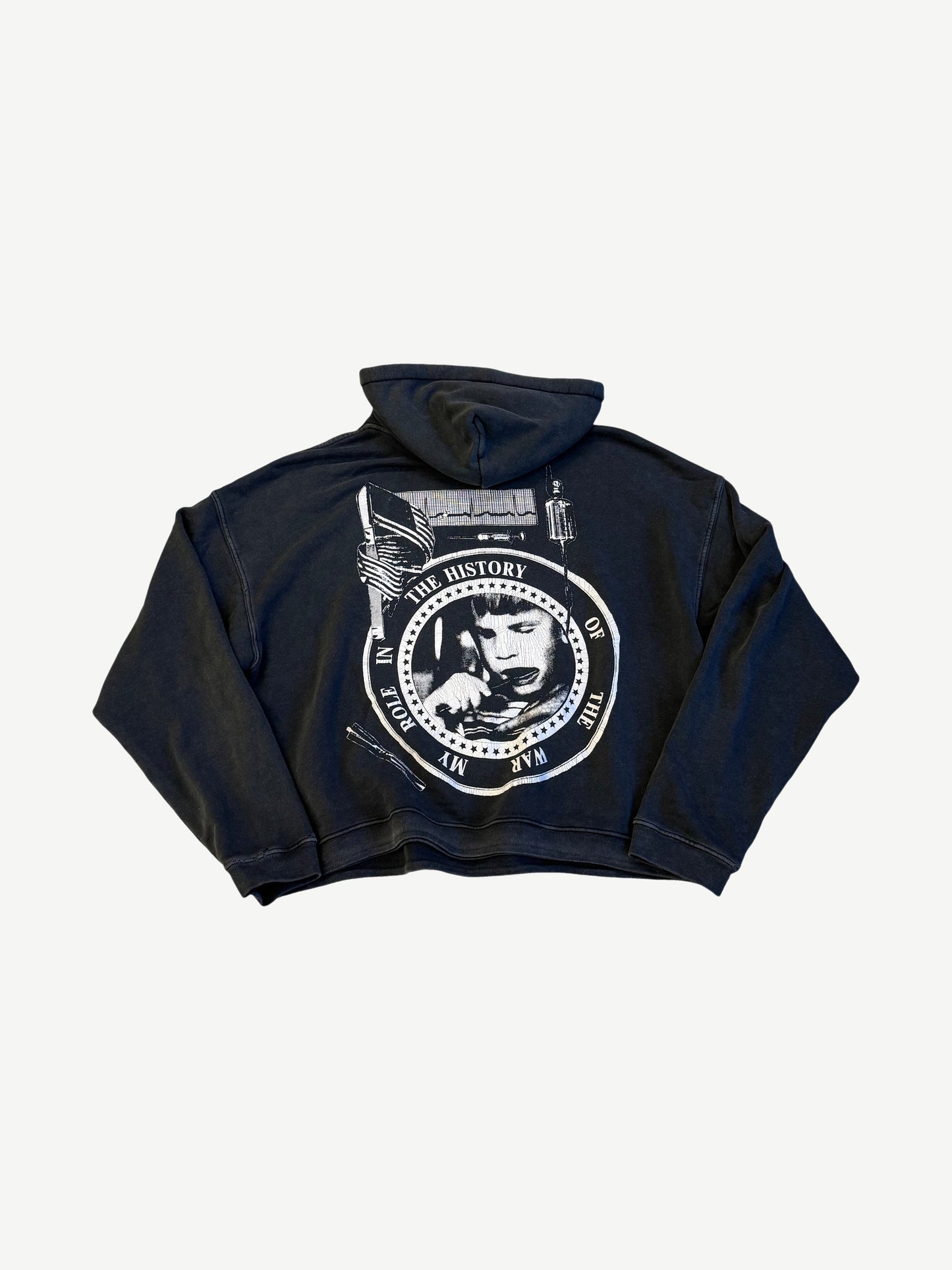 Enfants Riches Deprimes Gray My Role In the War Hoodie