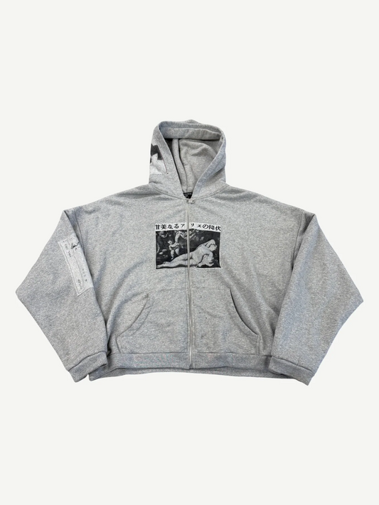 Enfants Riches Deprimes Heather Grey Assemblage Thermal Zipup