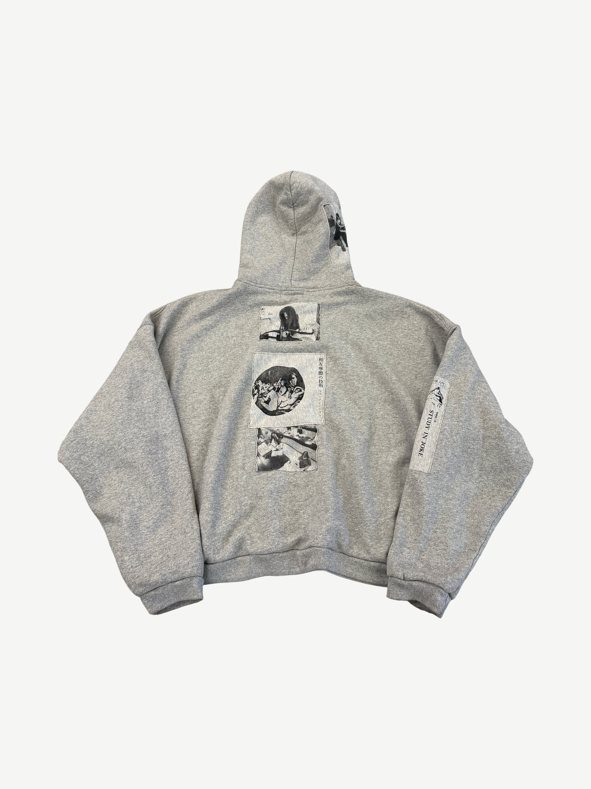 Enfants Riches Deprimes Heather Grey Assemblage Thermal Zipup