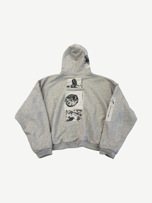 Enfants Riches Deprimes Heather Grey Assemblage Thermal Zipup
