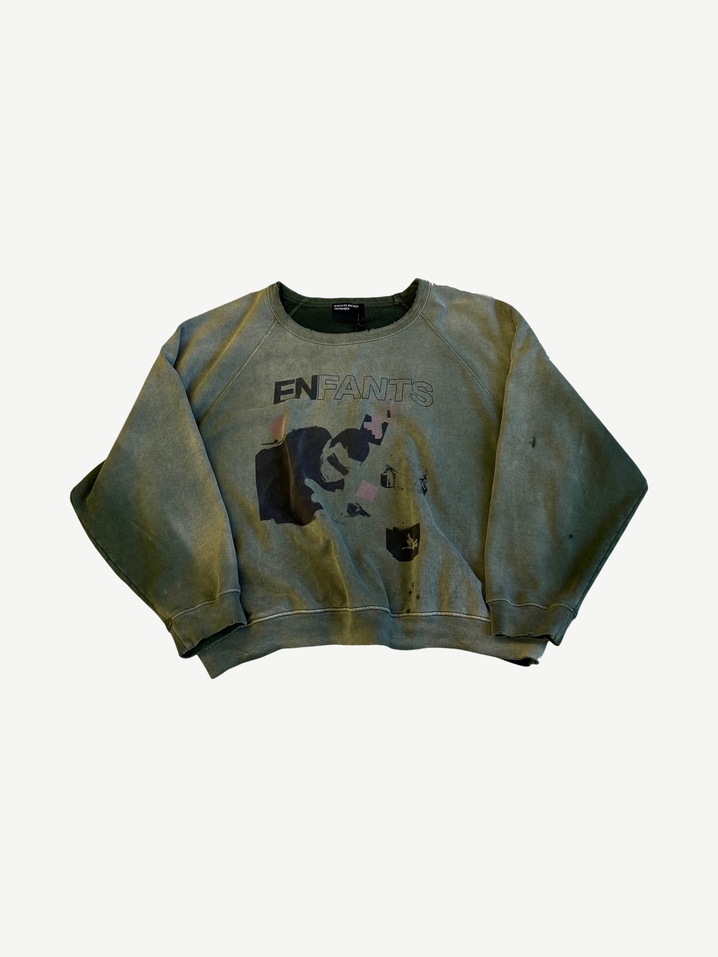 Enfants Riches Deprimes My Death My Life Raglan Crewneck
