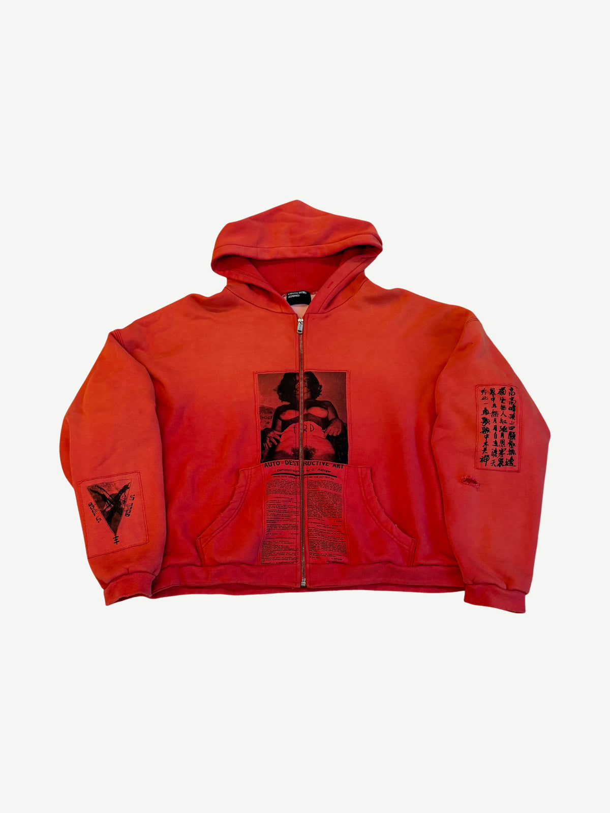 Enfants Riches Deprimes Red Anti-Process Thermal Lined Zip