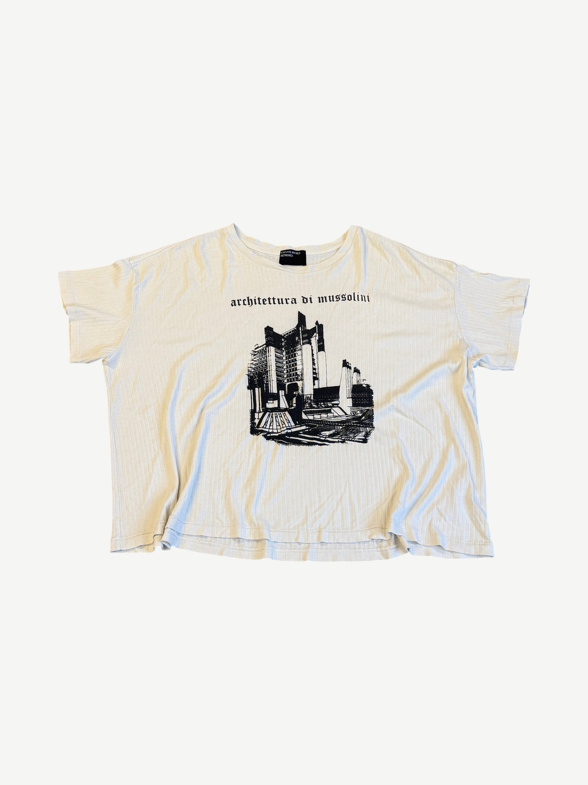 Enfants Riches Deprimes White Architettura Di Mussolini Tee