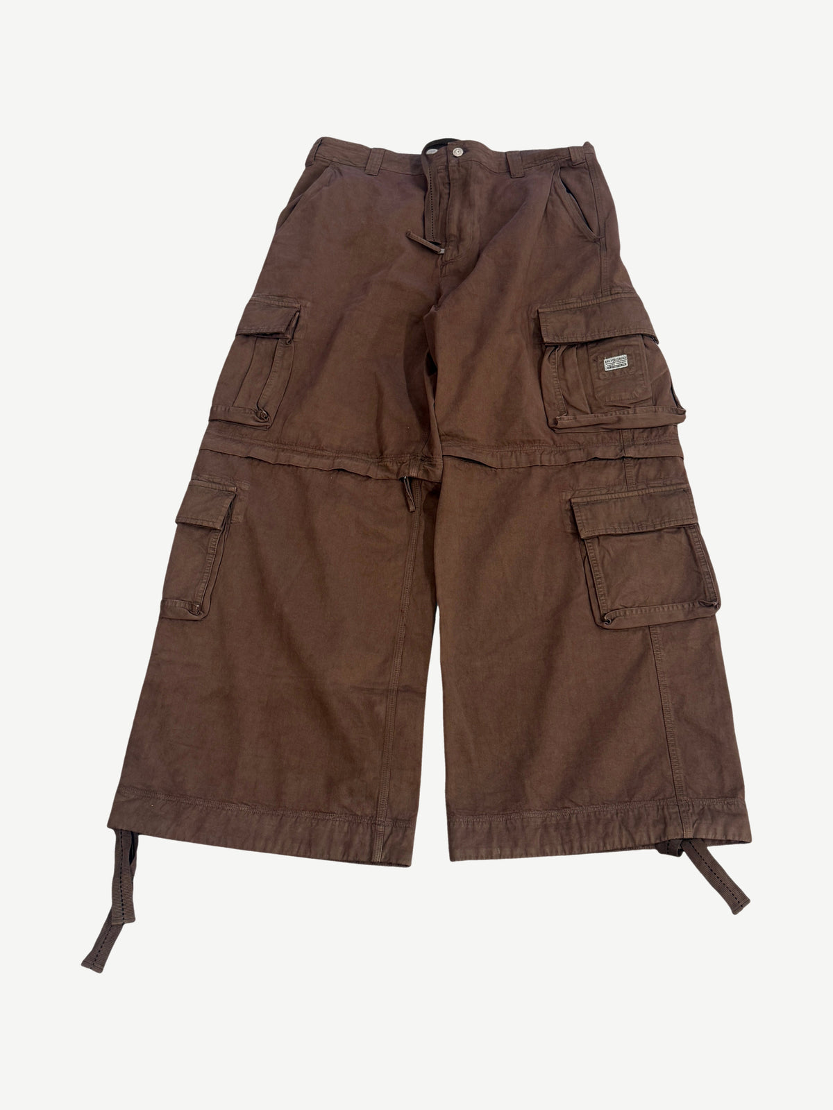 ERL Brown Layered Cargo Pants