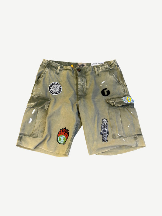 Gallery Dept Kenzie G Patch Fatigue Cargo Shorts