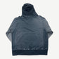 Gallery Dept reversible hoodie back view with two tone sun faded navy and grey French terry fleece.