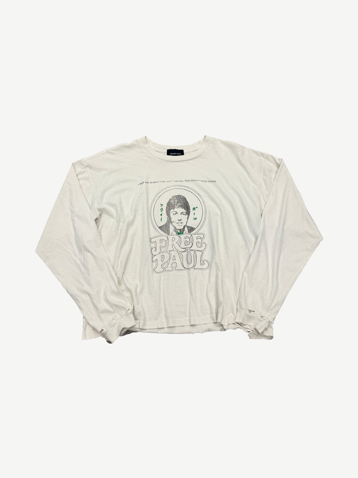 Gallery Hills White Free Paul Longsleeve