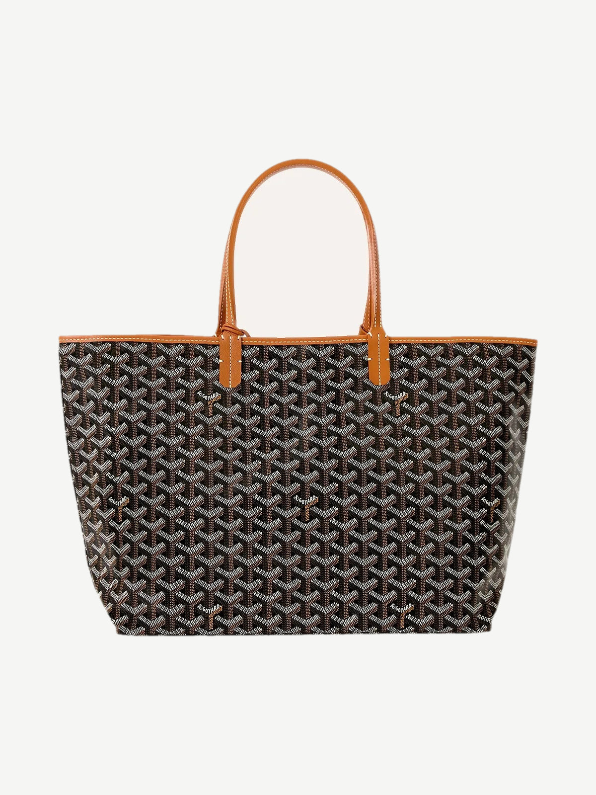 Goyard Black Brown Saint Louis PM Tote Bag