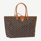 Goyard Black Brown Saint Louis PM Tote Bag