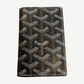 Goyard Black Brown Saint Pierre Card Holder