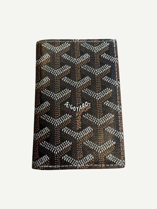 Goyard Black Brown Saint Pierre Card Holder