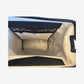 Goyard Cisalpin backpack interior with cream canvas lining and Goyard signed leather inner pocket flap