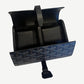 Goyard Black Double Watch Travel Case