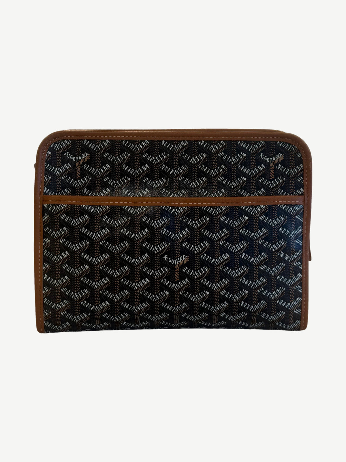 Goyard Brown Jouvence MM Toiletry Bag