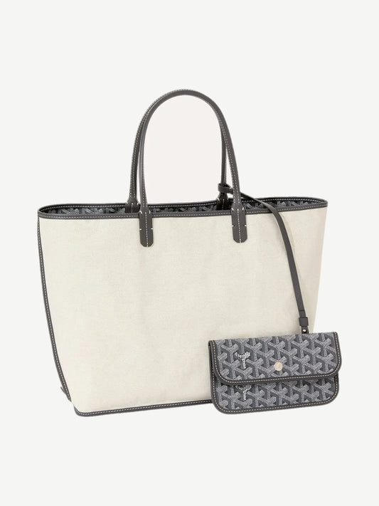 Goyard Gray Saint Louis PM Tote Bag
