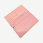 Goyard pink Richelieu wallet interior, smooth pink leather card slots and bill compartment