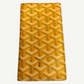 Goyard Yellow Goyardine Richelieu Long Wallet