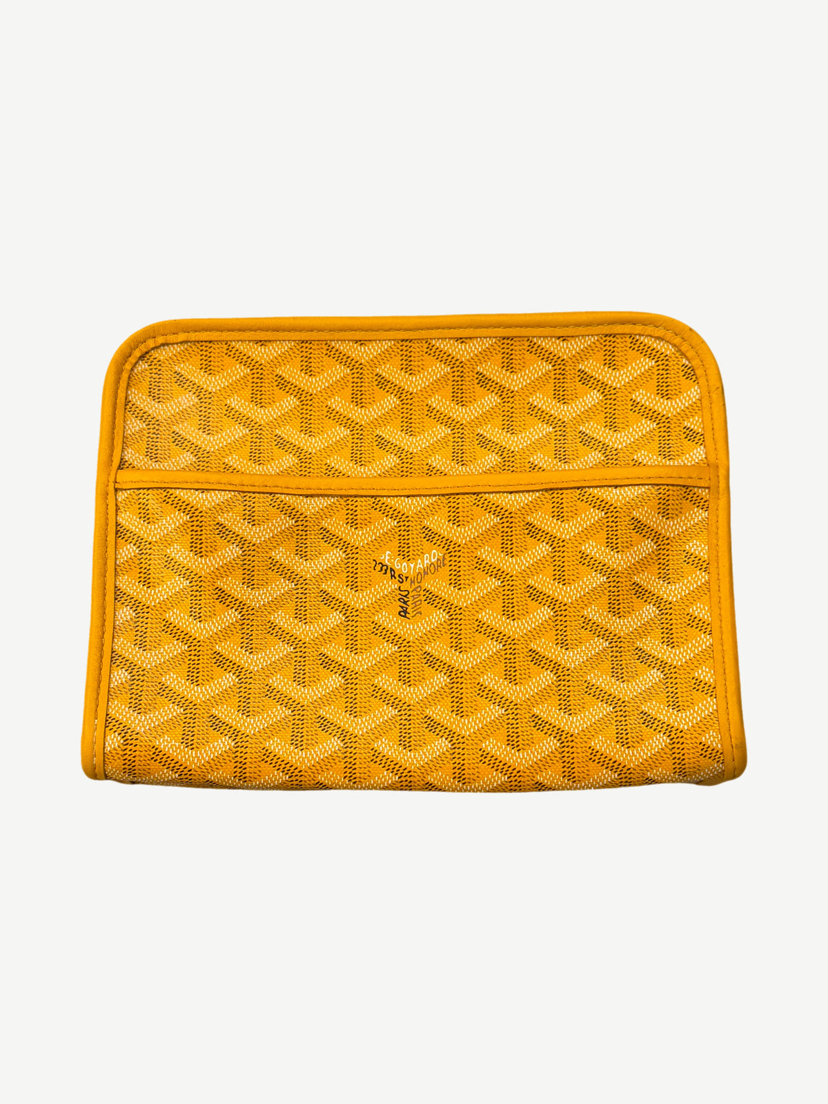Goyard Yellow Jouvence PM Toiletry Bag