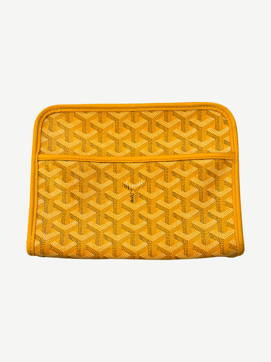 Goyard Yellow Jouvence PM Toiletry Bag