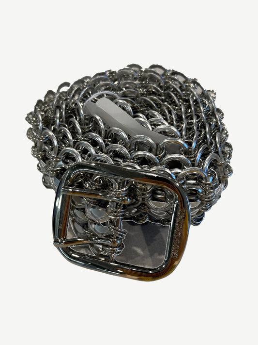 Greedy Unit Silver Bottle Cap Belt