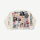 Greedy Unit White Allover Print Thermal Longsleeve