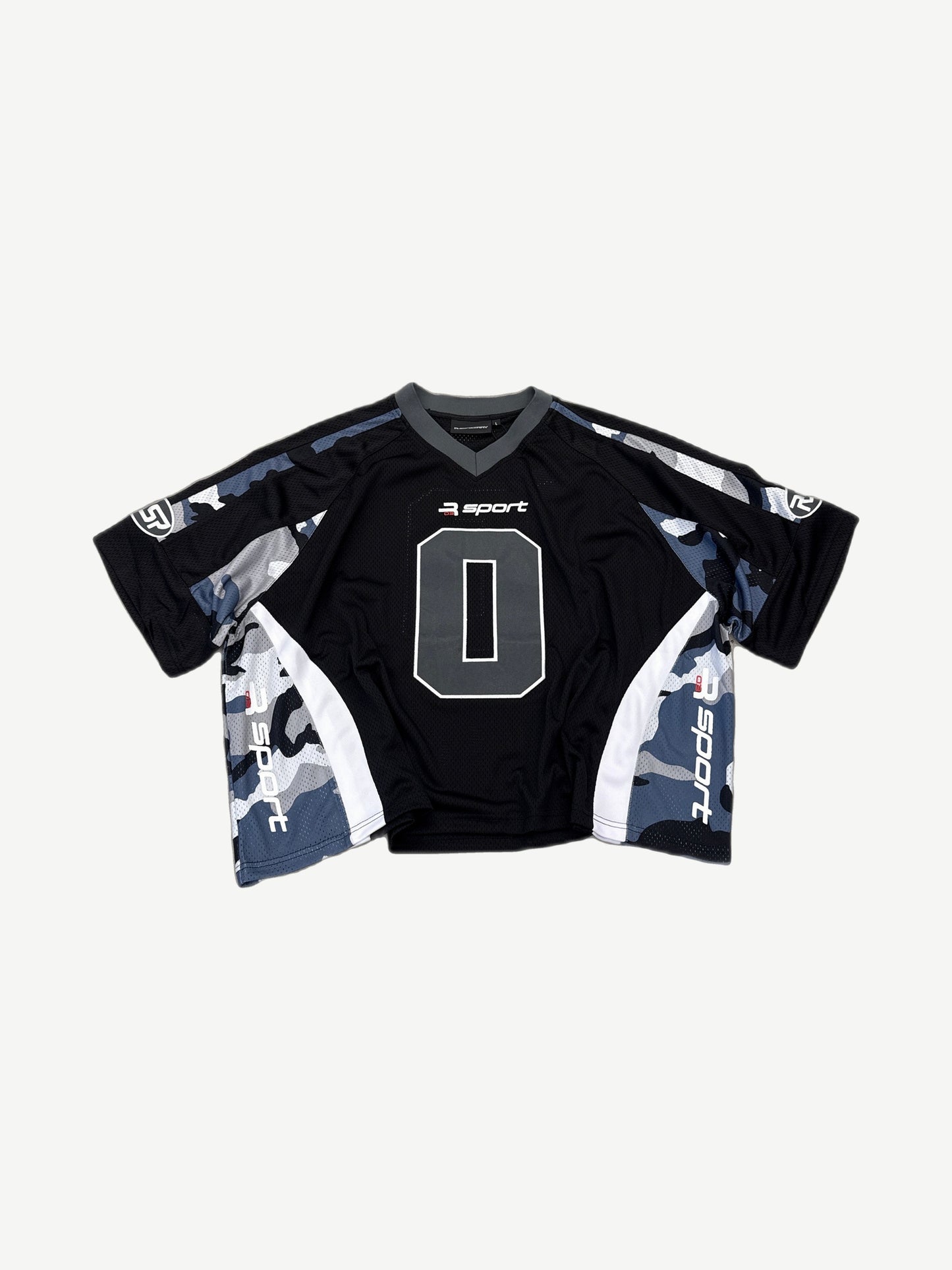GV Gallery Raspberry Hills Great Wall jersey front, mesh shirt with graphic print and number