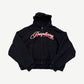 GV Gallery Raspberry Hills zip-up hoodie in raspberry pink with embroidered Hills logo on the chest.