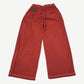 GV Gallery Raspberry Hills red mesh sweatpants back view with small blue RH logo tab