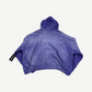 GV Gallery Raspberry Hills Ube hoodie back view in violet fleece with kangaroo pocket and drawstrings.