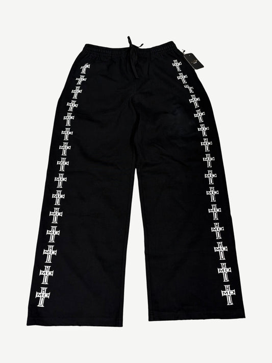 Happy Memories Don't Die HMDD Black Holy Cross Sweatpants